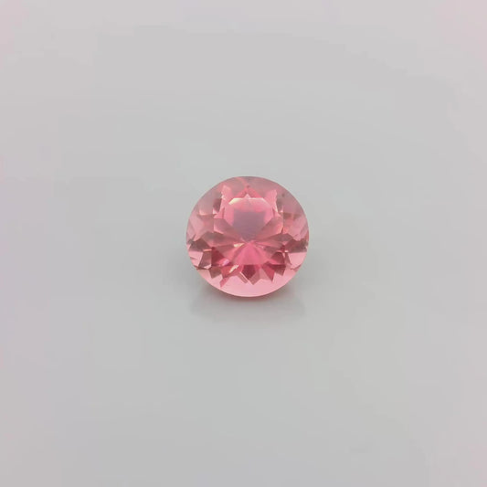 0.89ct Round Natural Tourmaline (Colour Pink, Clarity Slightly Included, Cut Faceted)