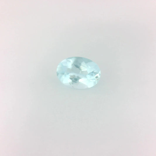 0.90ct Oval Natural Topaz (Colour Blue, Clarity Eye Clean, Cut Faceted)