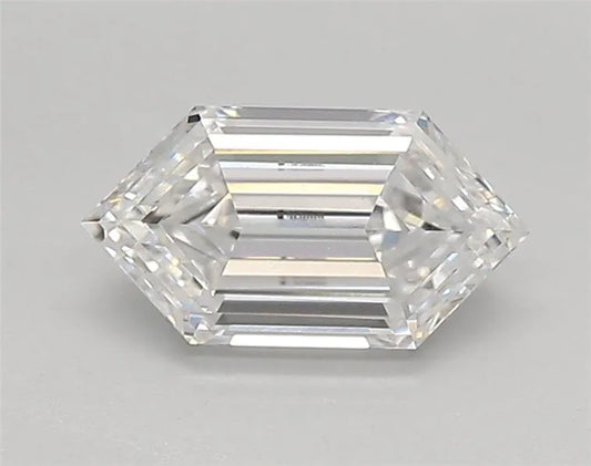 0.93ct Hexagonal Lab Grown Diamond (Colour D, Clarity VVS2, IGI Certified)