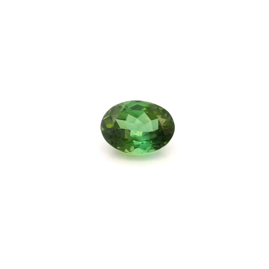 0.94ct Oval Natural Tourmaline (Colour Green, Clarity Slightly Included, Cut Faceted)
