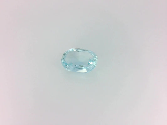 0.97ct Oval Natural Aquamarine (Colour Blue, Clarity Eye Clean, Cut Faceted)