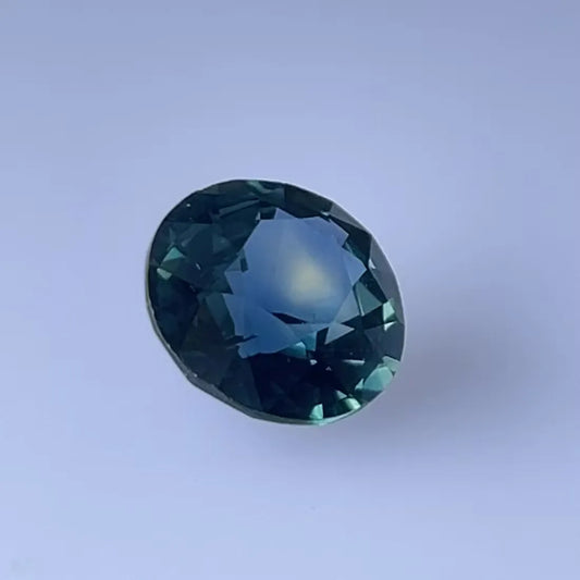 2.08ct Round Natural Sapphire (Colour Bicolor, Clarity Slightly Included, Cut Faceted)
