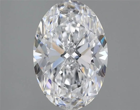 2.14ct Oval Lab Grown Diamond (Colour D, Clarity VVS1, IGI Certified)