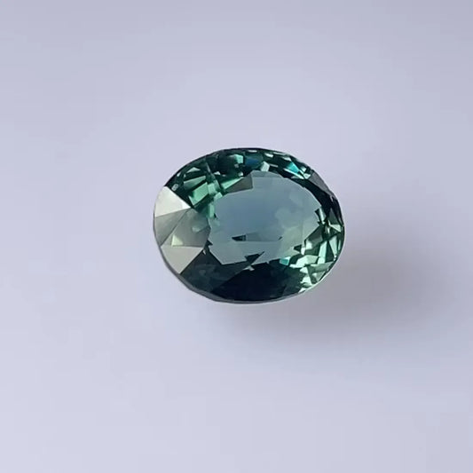 2.04ct Oval Natural Sapphire (Colour Multicolor, Clarity Slightly Included, Cut Faceted)