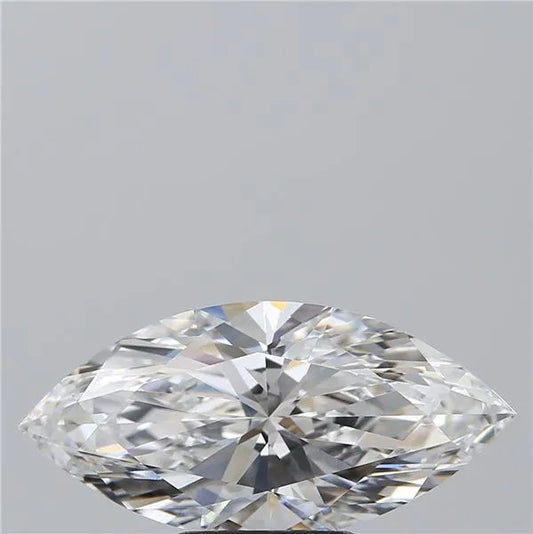 3.09ct Marquise Lab Grown Diamond (Colour E, Clarity VVS2, IGI Certified)