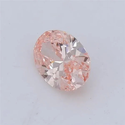 0.43ct Oval Lab Grown Diamond (Colour Fancy Intense Pink, Clarity VS1, IGI Certified)