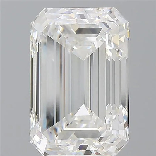 5.55ct Emerald Lab Grown Diamond (Colour E, Clarity VVS2, IGI Certified)