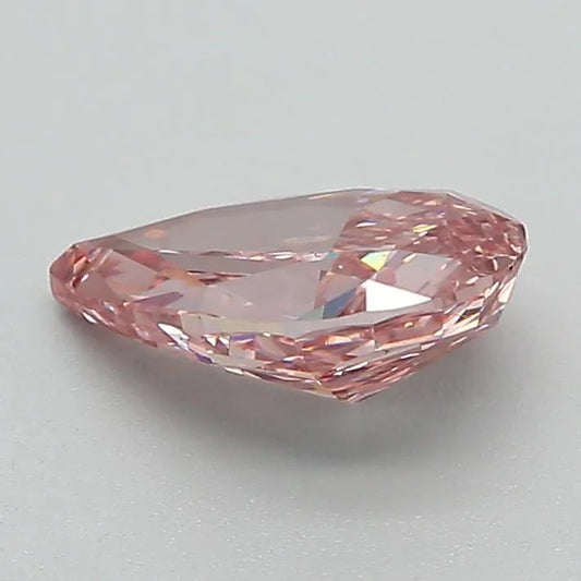 1.00ct Pear Lab Grown Diamond (Colour Fancy Pinkish Brown, Clarity VS2, IGI Certified)