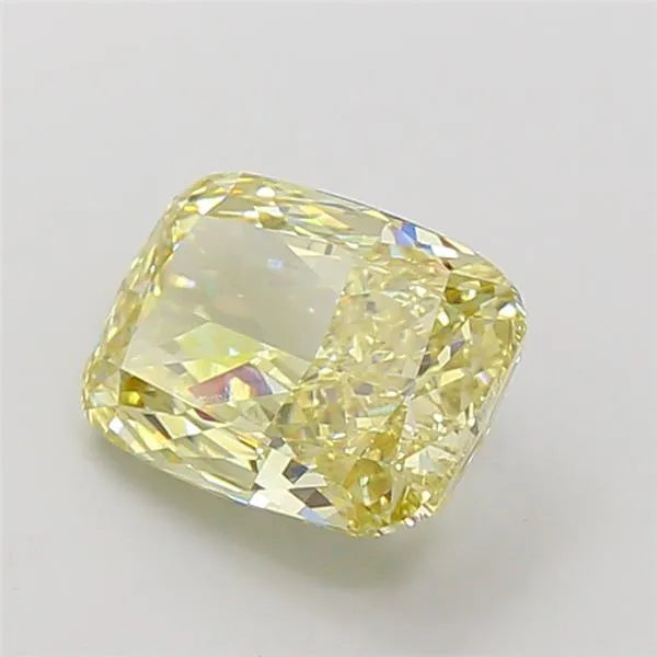 3.01ct Cushion modified Lab Grown Diamond (Colour Fancy Intense Yellow, Clarity VS1, IGI Certified)