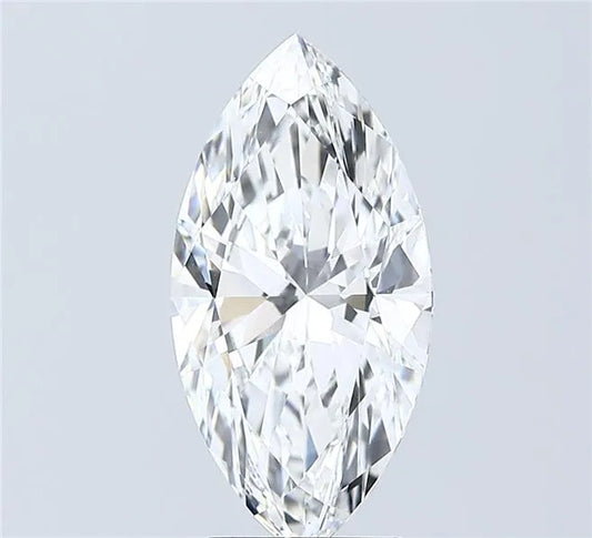 3.03ct Marquise Lab Grown Diamond (Colour E, Clarity VVS2, IGI Certified)