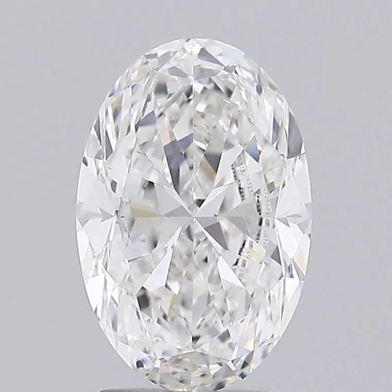 3.00ct Oval Lab Grown Diamond (Colour E, Clarity VVS2, IGI Certified)