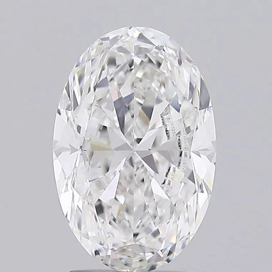 3.00ct Oval Lab Grown Diamond (Colour E, Clarity VVS2, IGI Certified)