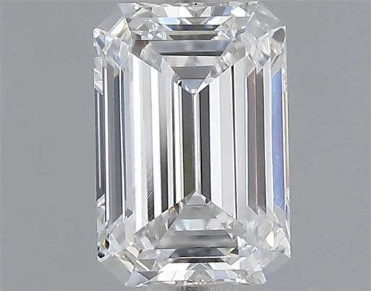 0.99ct Emerald Lab Grown Diamond (Colour D, Clarity VVS2, IGI Certified)