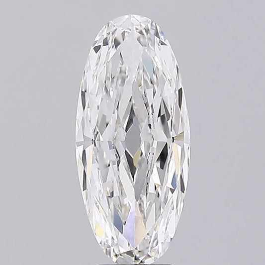 5.31ct Oval Lab Grown Diamond (Colour F, Clarity VVS2, IGI Certified)