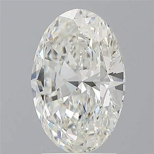 2.51ct Oval Lab Grown Diamond (Colour G, Clarity VVS2, IGI Certified)