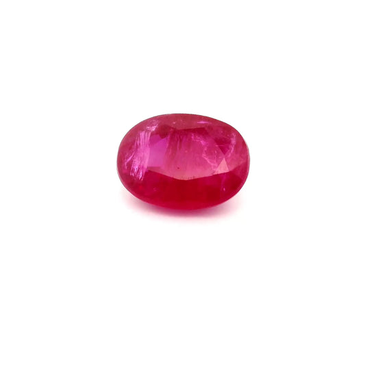 2.54ct Oval Natural Ruby (Colour Red, Clarity Moderately Included, Cut Faceted)