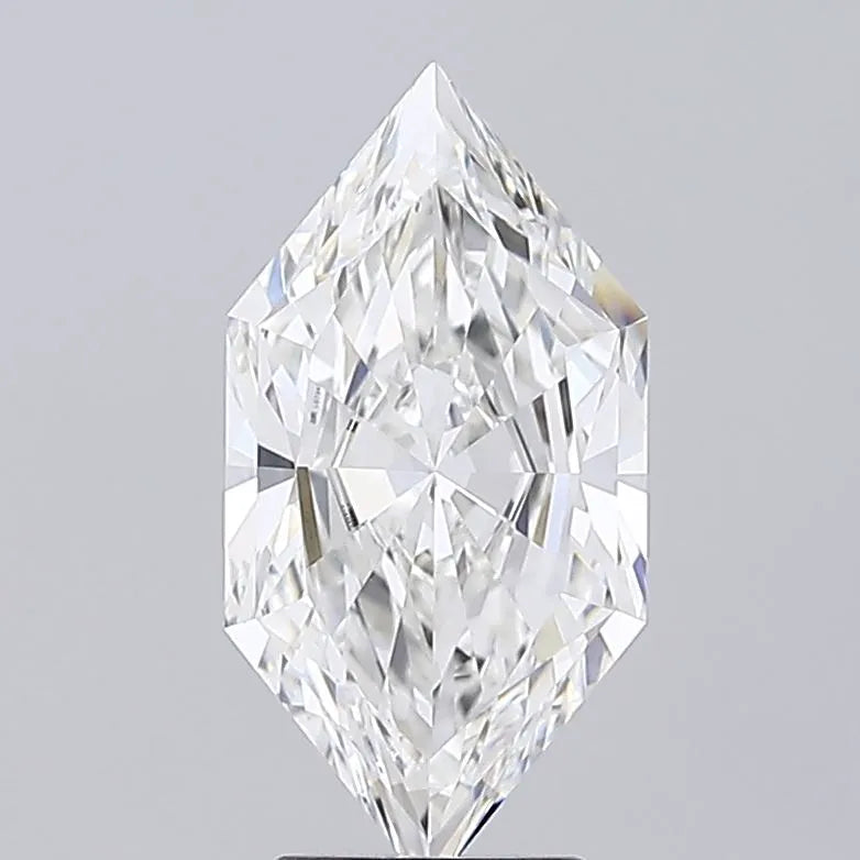 3.28ct Hexagonal Lab Grown Diamond (Colour F, Clarity VVS2, IGI Certified)