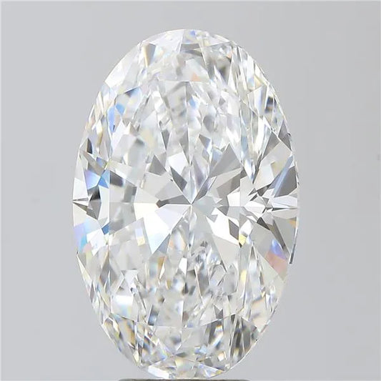 5.42ct Oval Lab Grown Diamond (Colour E, Clarity VVS2, IGI Certified)