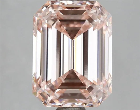 3.01ct Emerald Lab Grown Diamond (Colour Fancy Intense Pink, Clarity VS2, IGI Certified)