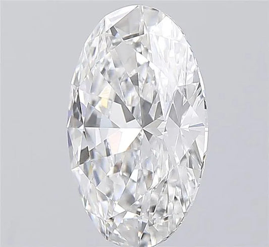 3.10ct Oval Lab Grown Diamond (Colour E, Clarity VVS1, IGI Certified)