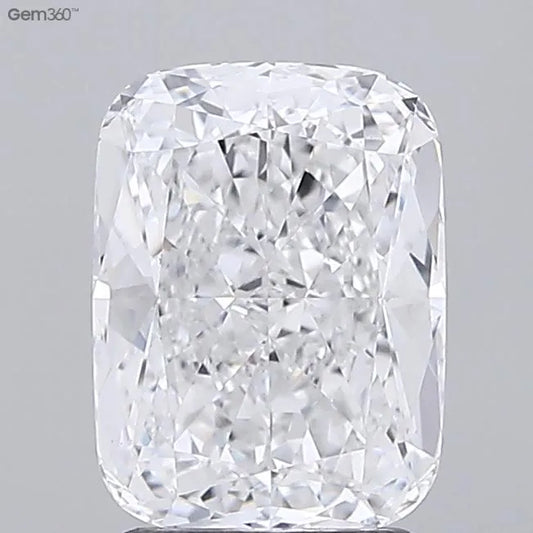 2.51ct Cushion brilliant Lab Grown Diamond (Colour D, Clarity VVS2, GIA Certified)