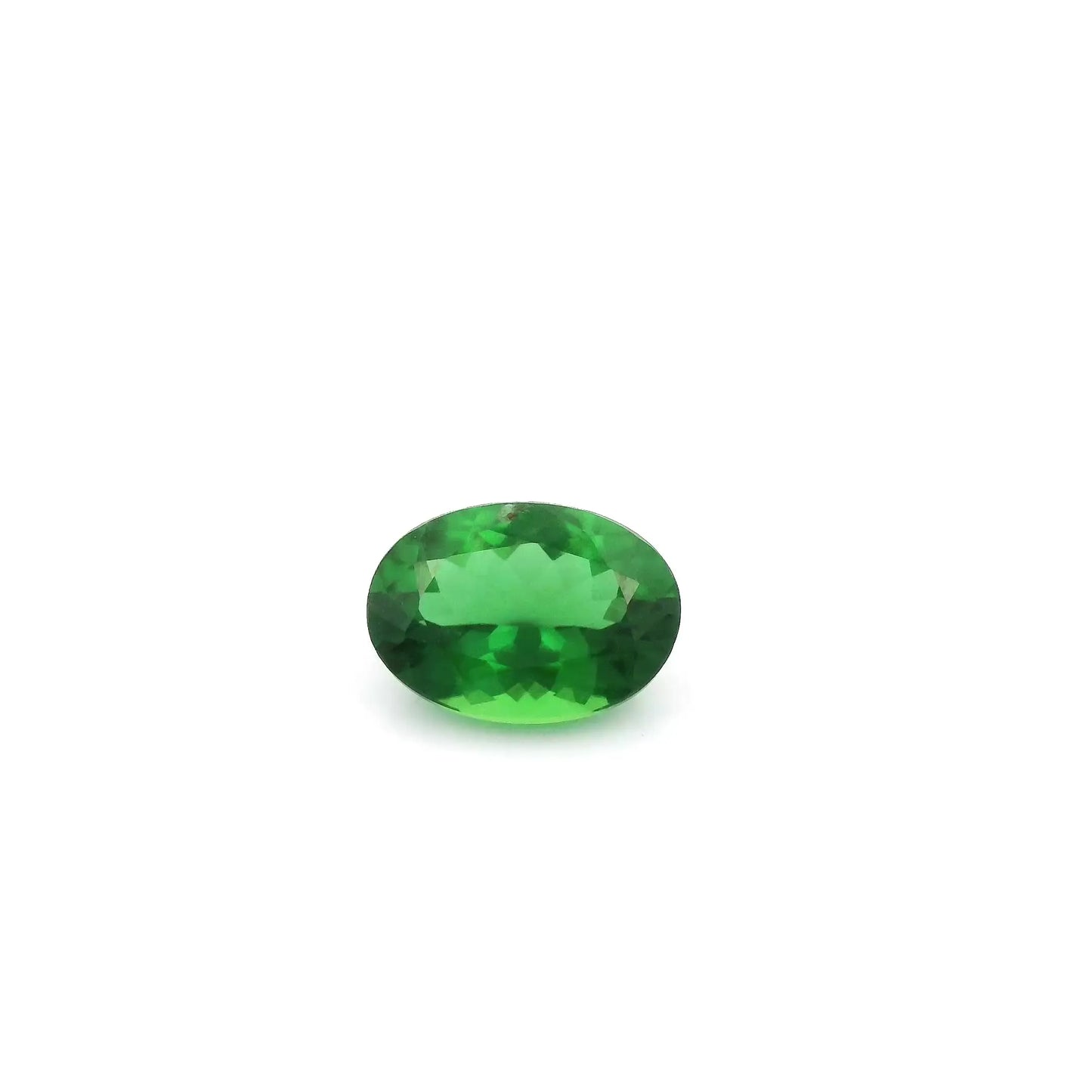 0.78ct Oval Natural Tourmaline (Colour Green, Clarity Eye Clean, Cut Faceted)