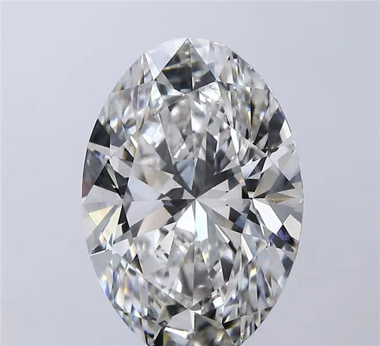 4.05ct Oval Lab Grown Diamond (Colour G, Clarity VVS2, IGI Certified)
