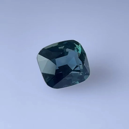 2.00ct Cushion Natural Sapphire (Colour Bicolor, Clarity Slightly Included, Cut Faceted)