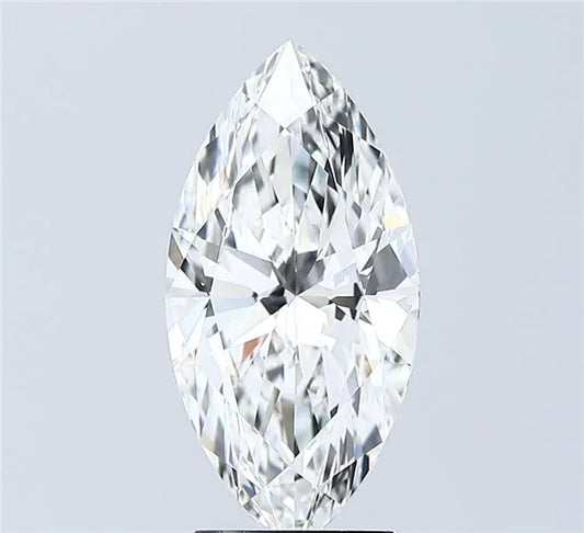 2.59ct Marquise Lab Grown Diamond (Colour F, Clarity VVS2, IGI Certified)