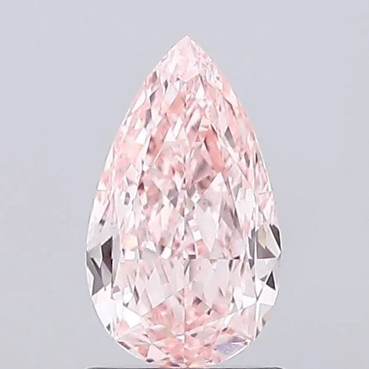 1.04ct Pear Lab Grown Diamond (Colour Fancy Intense Pink, Clarity VS1, IGI Certified)
