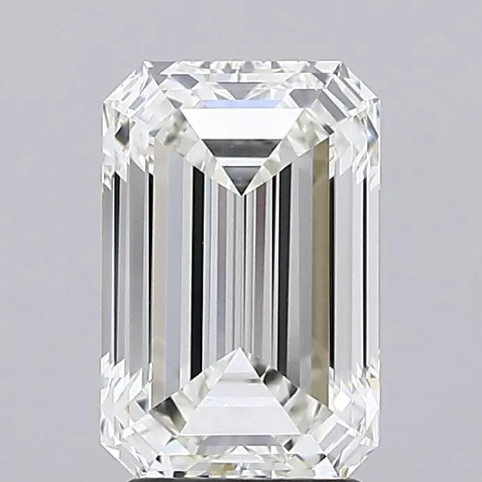 3.02ct Emerald Lab Grown Diamond (Colour H, Clarity VVS2, IGI Certified)