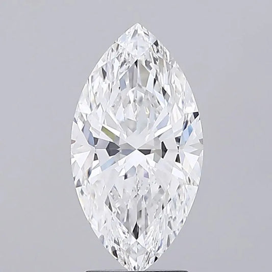 3.01ct Marquise Lab Grown Diamond (Colour E, Clarity VVS2, IGI Certified)