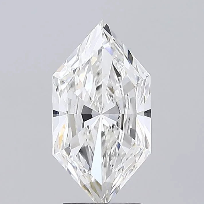 2.47ct Hexagonal Lab Grown Diamond (Colour F, Clarity VVS2, IGI Certified)