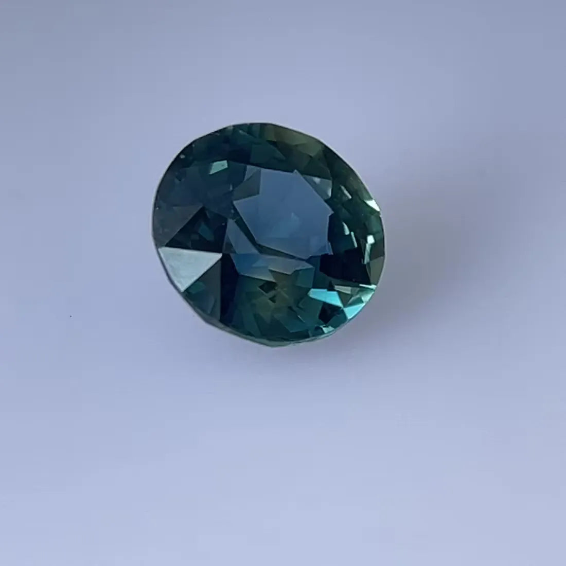 2.15ct Round Natural Sapphire (Colour Bicolor, Clarity Slightly Included, Cut Faceted)