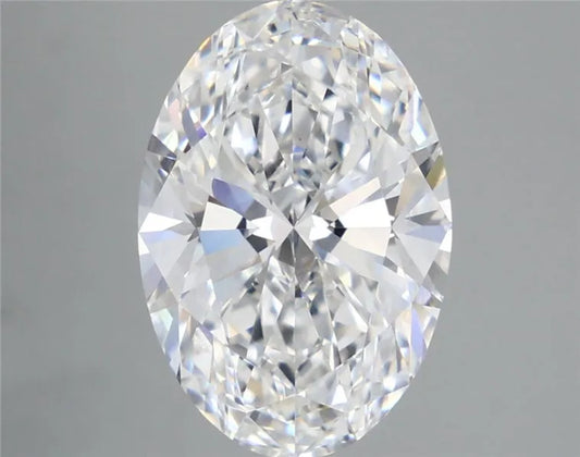 5.59ct Oval Lab Grown Diamond (Colour D, Clarity VVS2, IGI Certified)
