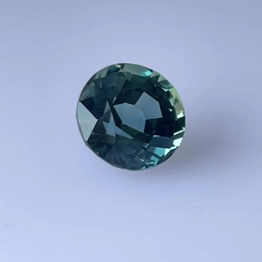 2.55ct Round Natural Sapphire (Colour Multicolor, Clarity Slightly Included, Cut Faceted)