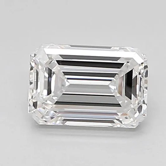 1.00ct Emerald Lab Grown Diamond (Colour D, Clarity IF, Cut EX, IGI Certified)