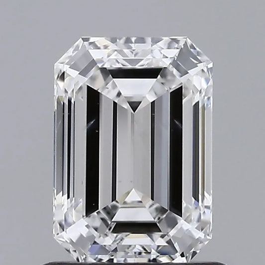 1.00ct Emerald Lab Grown Diamond (Colour D, Clarity SI1, IGI Certified)