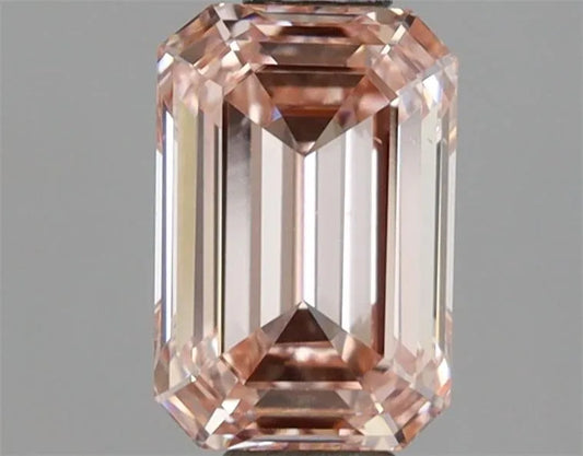 1.00ct Emerald Lab Grown Diamond (Colour Fancy Intense Pink, Clarity VS2, IGI Certified)