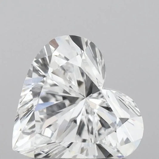 1.00ct Heart Lab Grown Diamond (Colour D, Clarity VVS2, IGI Certified)