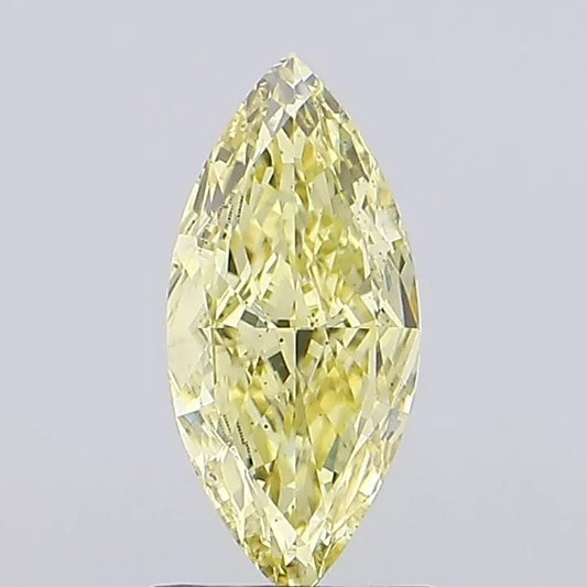 1.00ct Marquise Lab Grown Diamond (Colour Fancy Intense Yellow, Clarity VS2, IGI Certified)