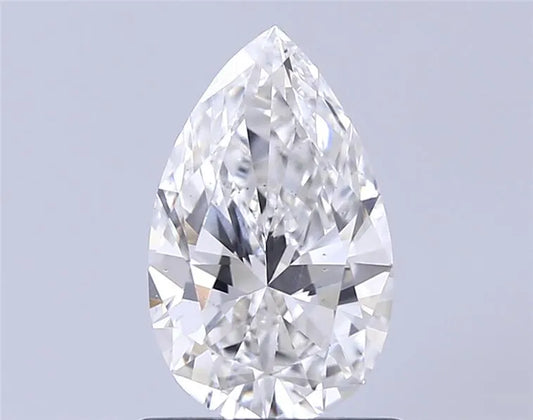 1.00ct Pear Lab Grown Diamond (Colour F, Clarity VS2, IGI Certified)