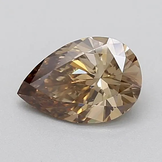 1.00ct Pear Lab Grown Diamond (Colour Fancy Brown, Clarity VS1, IGI Certified)