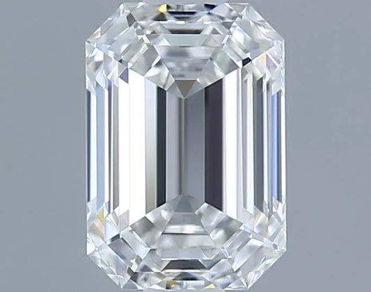 1.01ct Emerald Lab Grown Diamond (Colour F, Clarity VVS2, IGI Certified)