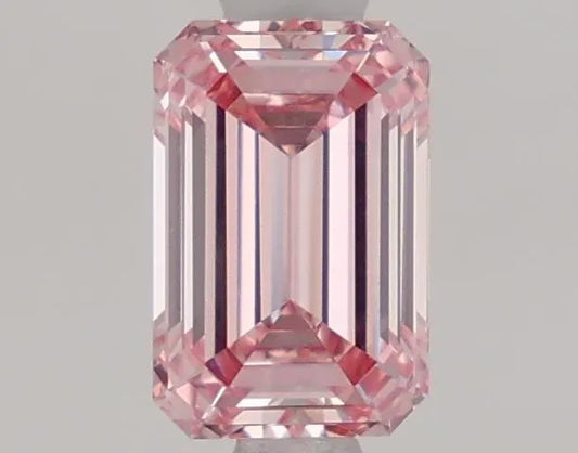 1.01ct Emerald Lab Grown Diamond (Colour Fancy Intense Pink, Clarity VVS2, IGI Certified)