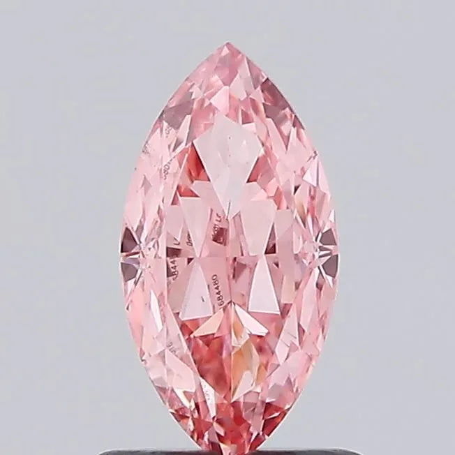 1.01ct Marquise Lab Grown Diamond (Colour Fancy Vivid Pink, Clarity VS1, IGI Certified)