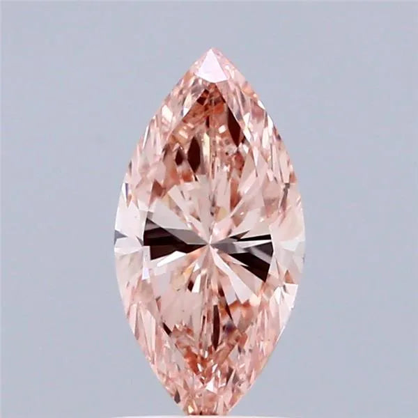 1.02ct Marquise Lab Grown Diamond (Colour Fancy Intense Brownish Pink, Clarity VS1, IGI Certified)