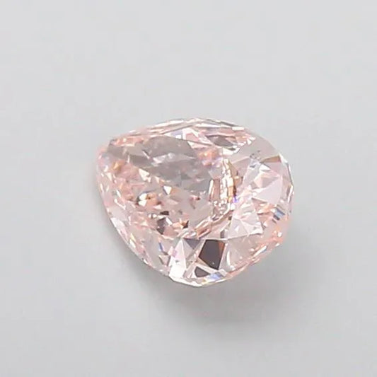 1.02ct Pear Lab Grown Diamond (Colour Fancy Light Pinkish Brown, Clarity VS1, IGI Certified)