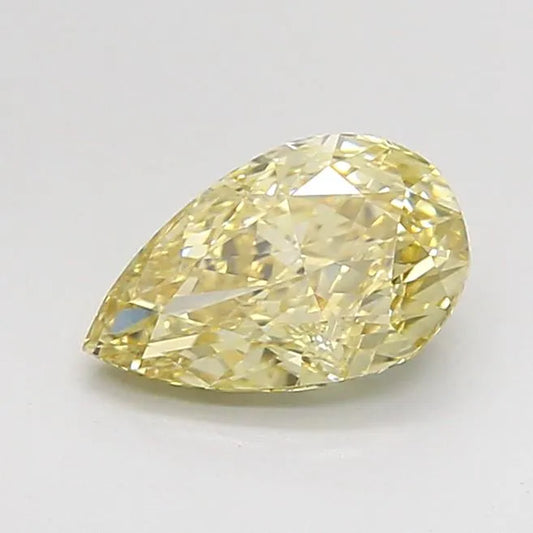 1.02ct Pear Lab Grown Diamond (Colour Fancy Yellow, Clarity VS1, IGI Certified)