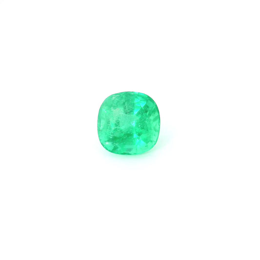 1.03ct Cushion Natural Emerald (Colour Green, Clarity Moderately Included, Cut Faceted)